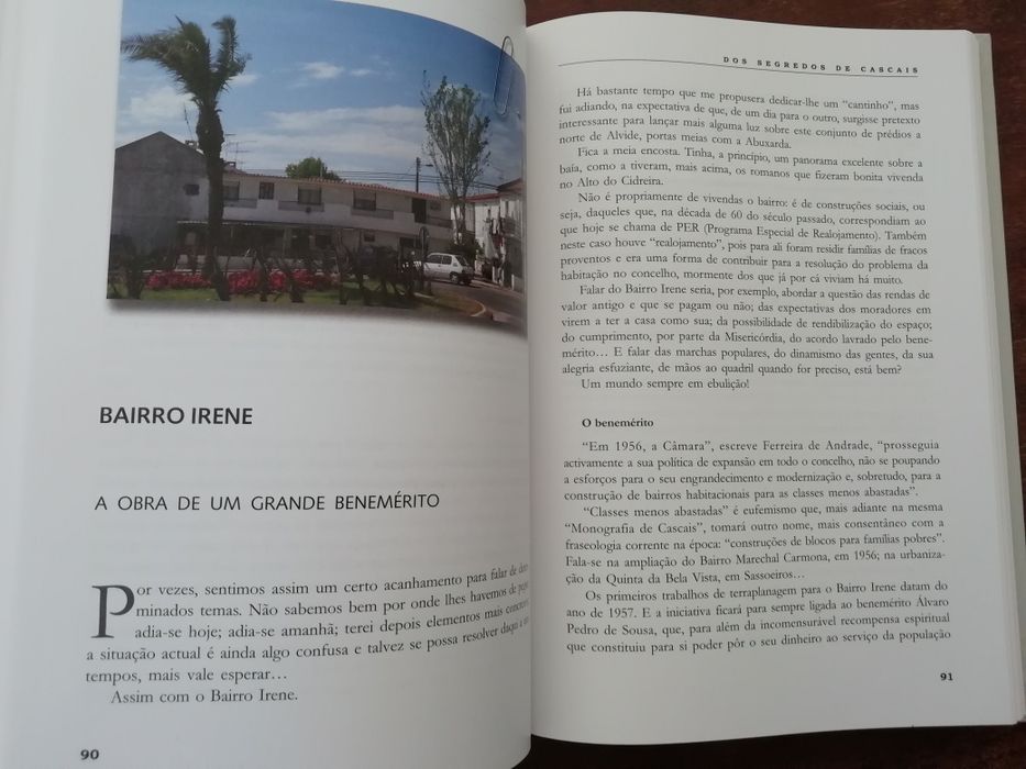 Livro "dos segredos de Cascais"