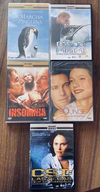 Conjunto de 5 DVDs - Filmes e Séries!