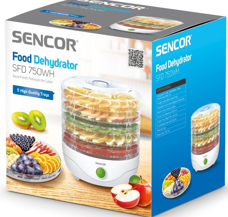 Сушилка для овощей и фруктов SENCOR SFD750WH б/у