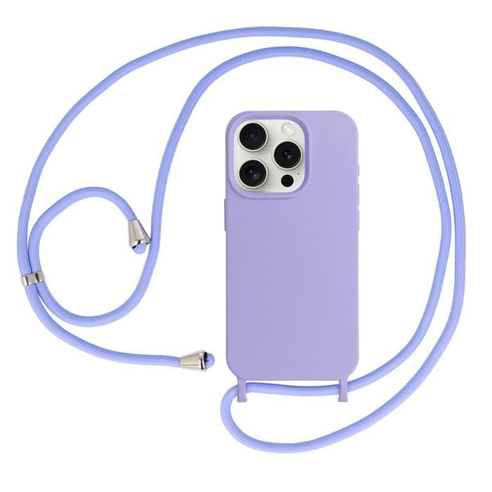 Strap Silicone Case Do Iphone 13 Pro Max Wzór 1 Fioletowy