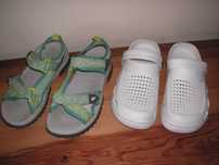 Sandálias Quechua e Crocs Orso T/32
