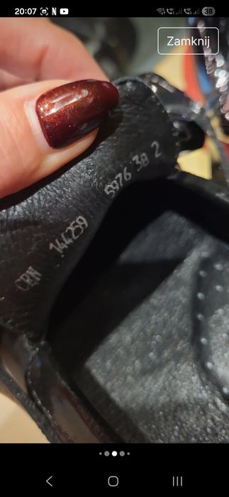 Mokasyny Carinni skóra z gwarancją 24 m