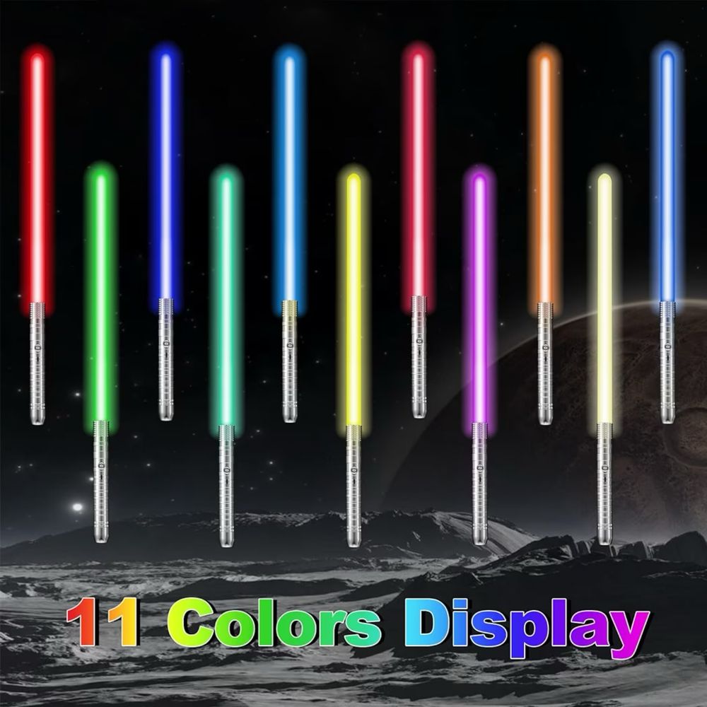 Miecz swietony rgb 11 kolorow miecz laserowy z efektem dzwiekowym