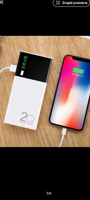 Powerbank 20.000 mAh + Ładowarka 65 Wat Gratis !!!