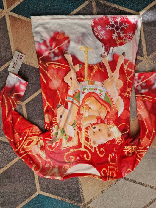 Nowa z metką sukienka bluzka, tunika świąteczna na 12 lat