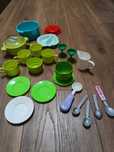Plastikowe naczynia do zabawy