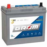 Akumulator GROM Premium 45Ah 430A Japan LEWY PLUS