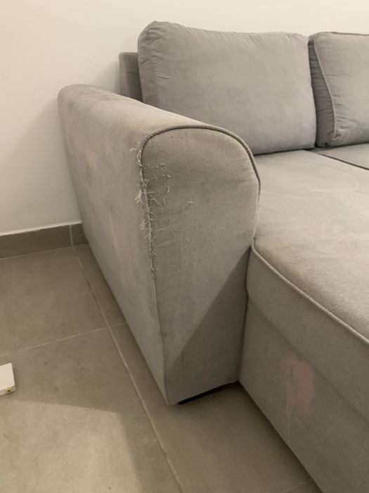 sofá cama em segunda mão