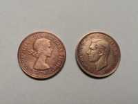 Monety-  One penny 1947 i 1962 rok
