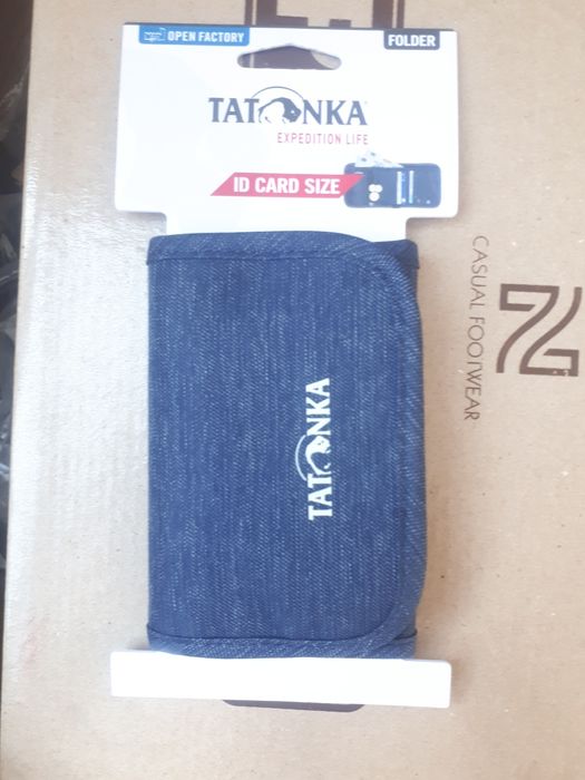 Гаманець Tatonka Folder (сірий і синій)