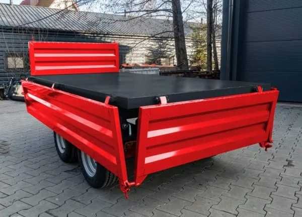 Przyczepa 2,5 tony z kiprem na 3 strony     POLSKI Producent