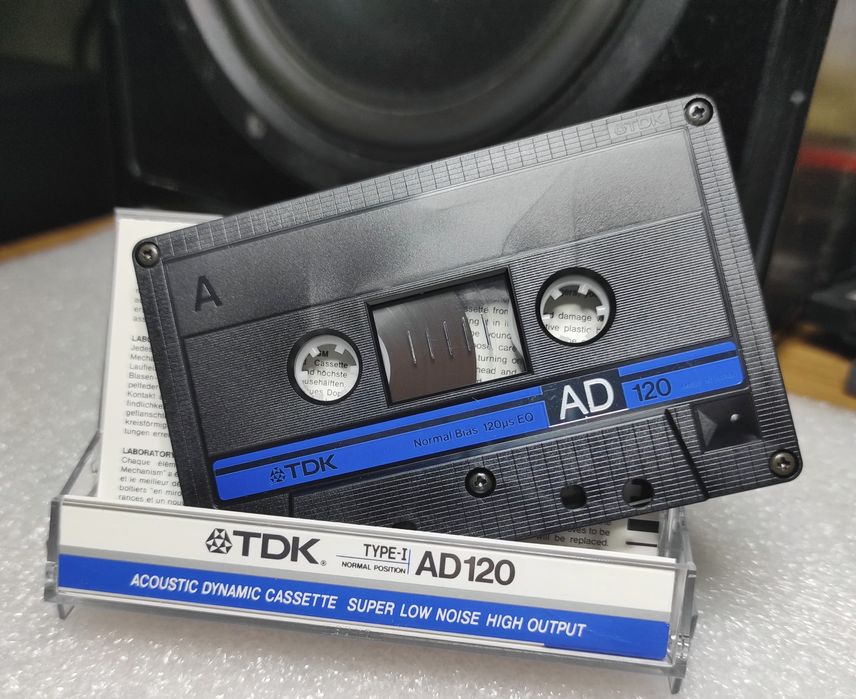 Kaseta magnetofonowa TDK AD 120 (1986)