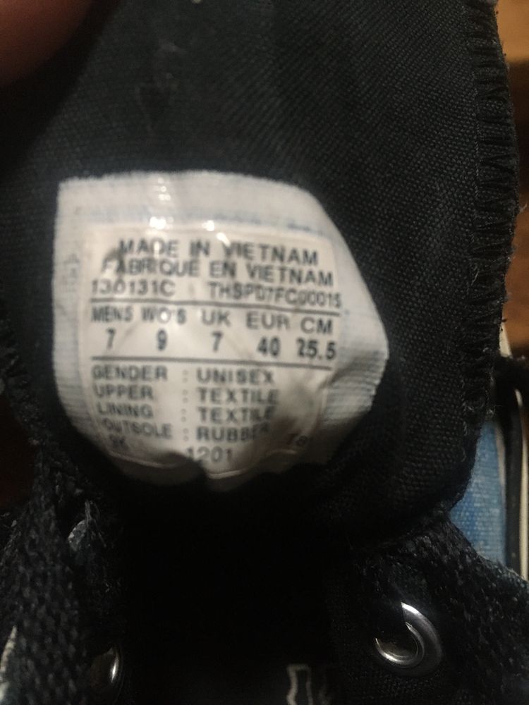 Wysokie trampki converse
