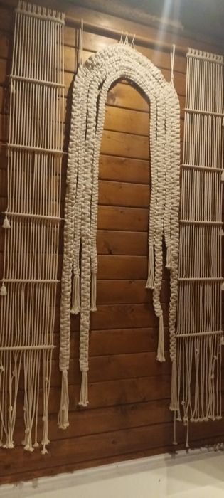 Painel decorativo em Macramé
