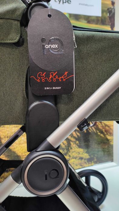 Anex IQ - wózek głęboko-spacerowy 3w1 + adaptery gratis
