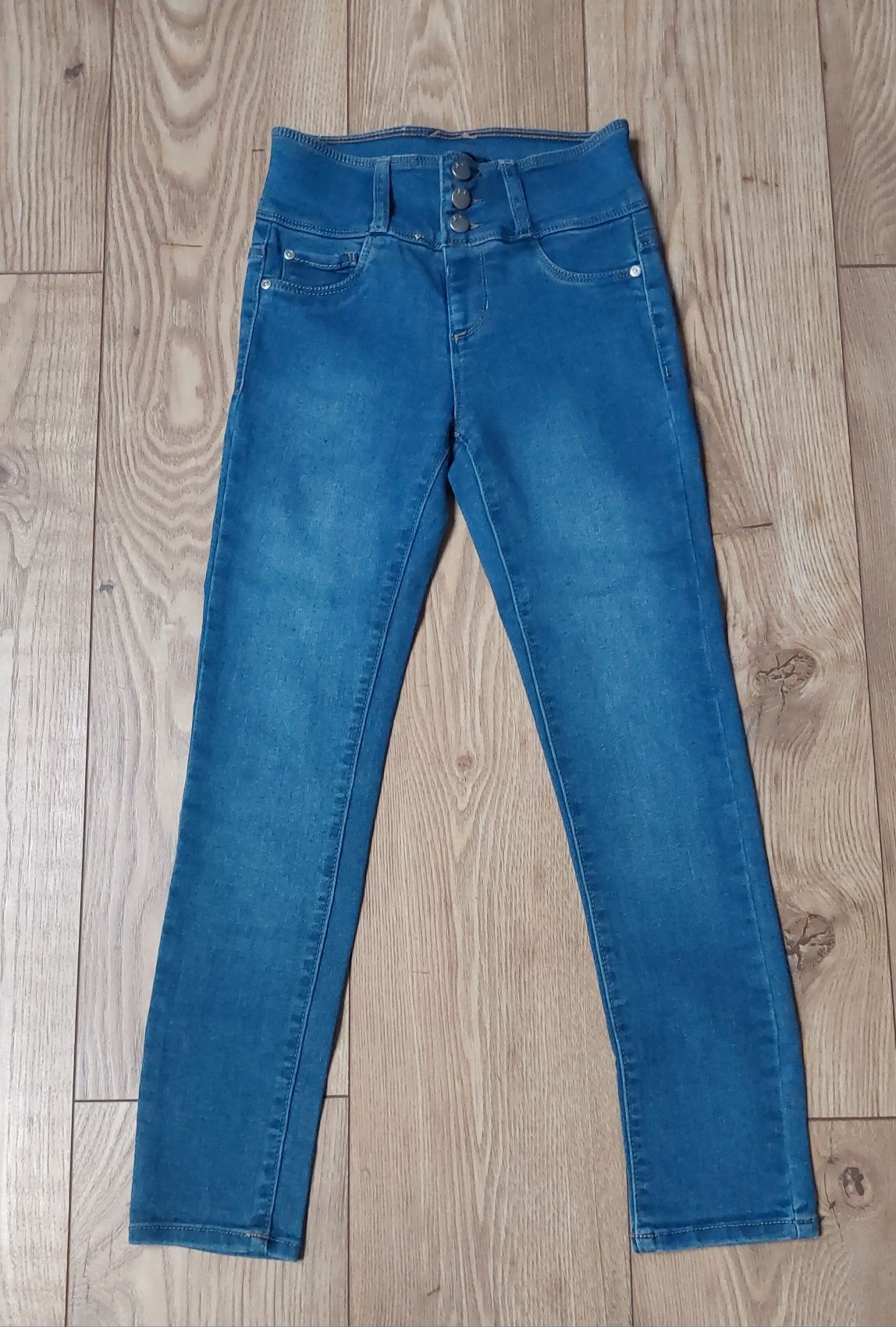 Spodnie legginsy cienkie dla dziewczynki  DKNY