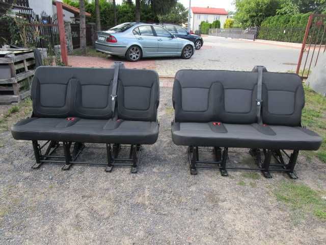 Kanapa Fotel Trafic III Talento Vivaro 3 rząd 2014 do 2025 europejskie