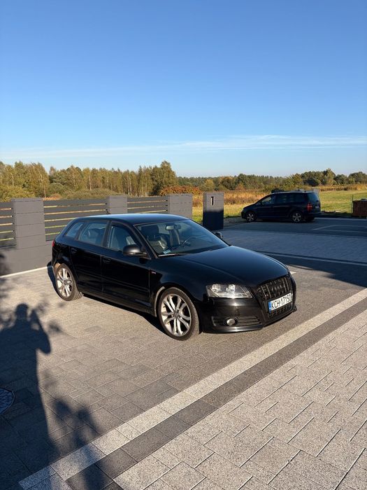 Audi A3 Sportback Audi A3 8P SPORTBACK S-LINE 2.0 TDI 2008 bezwypadkowy, nie malowany
