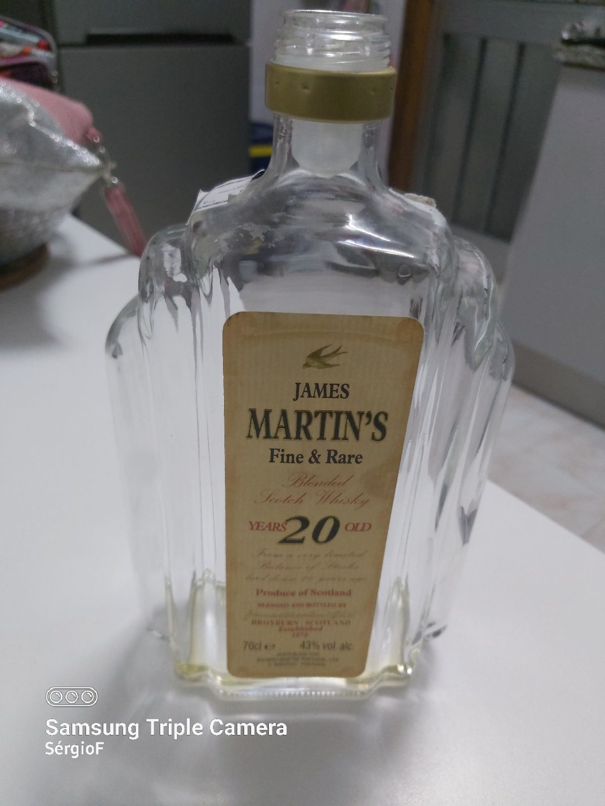 Garrafa James Martin's 20 anos