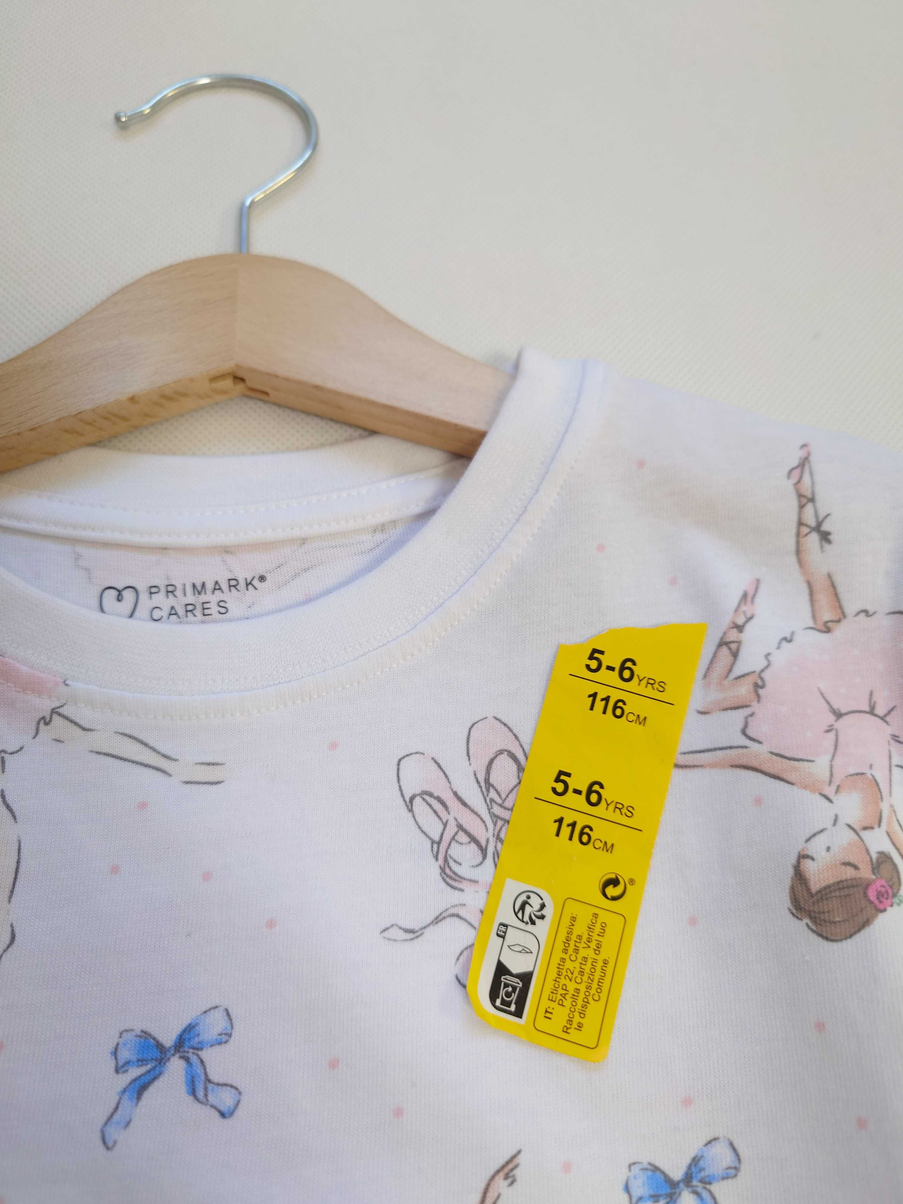 Piżama dziewczęca z baletnicami Primark 116
