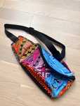 Kolorowa nerka, handmade, 2 kieszenie, na suwak, pojemna Senegal