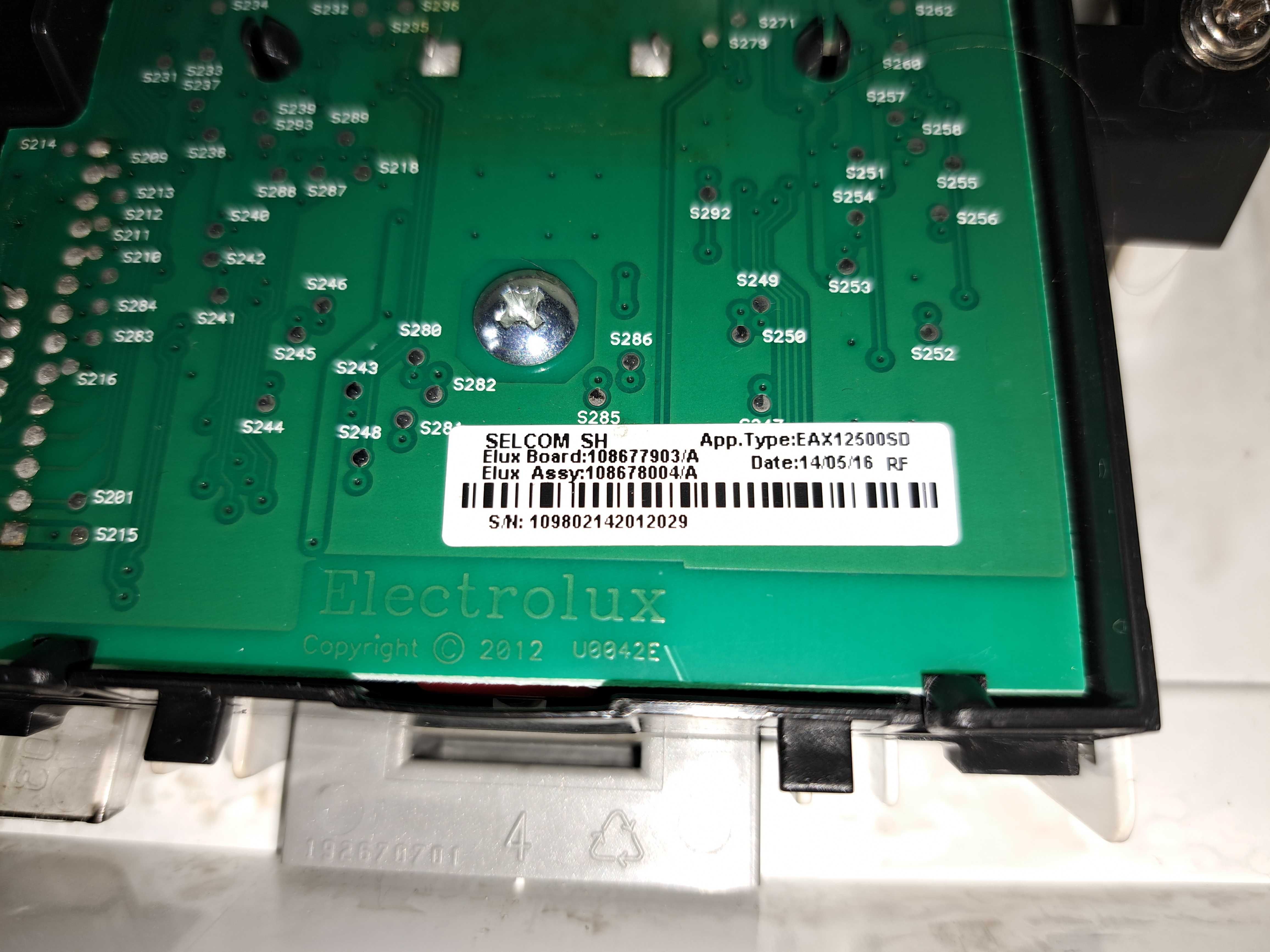 pralka elektrolux EWT1266EDW panel pokrętło programator moduł płytka