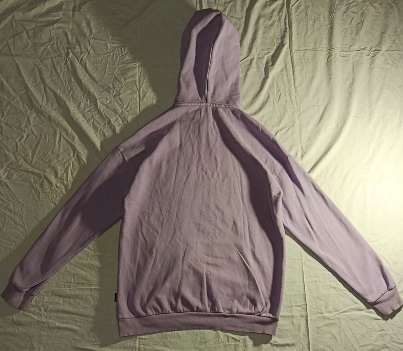 YOURTURN "Distorted Waves" Hoodie (M) лавандова чоловіча худі