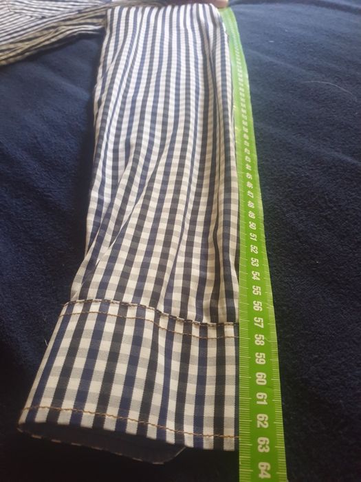 2 szt.Koszula męska+letnia krótki rękaw w kratkę. Długi i krótk