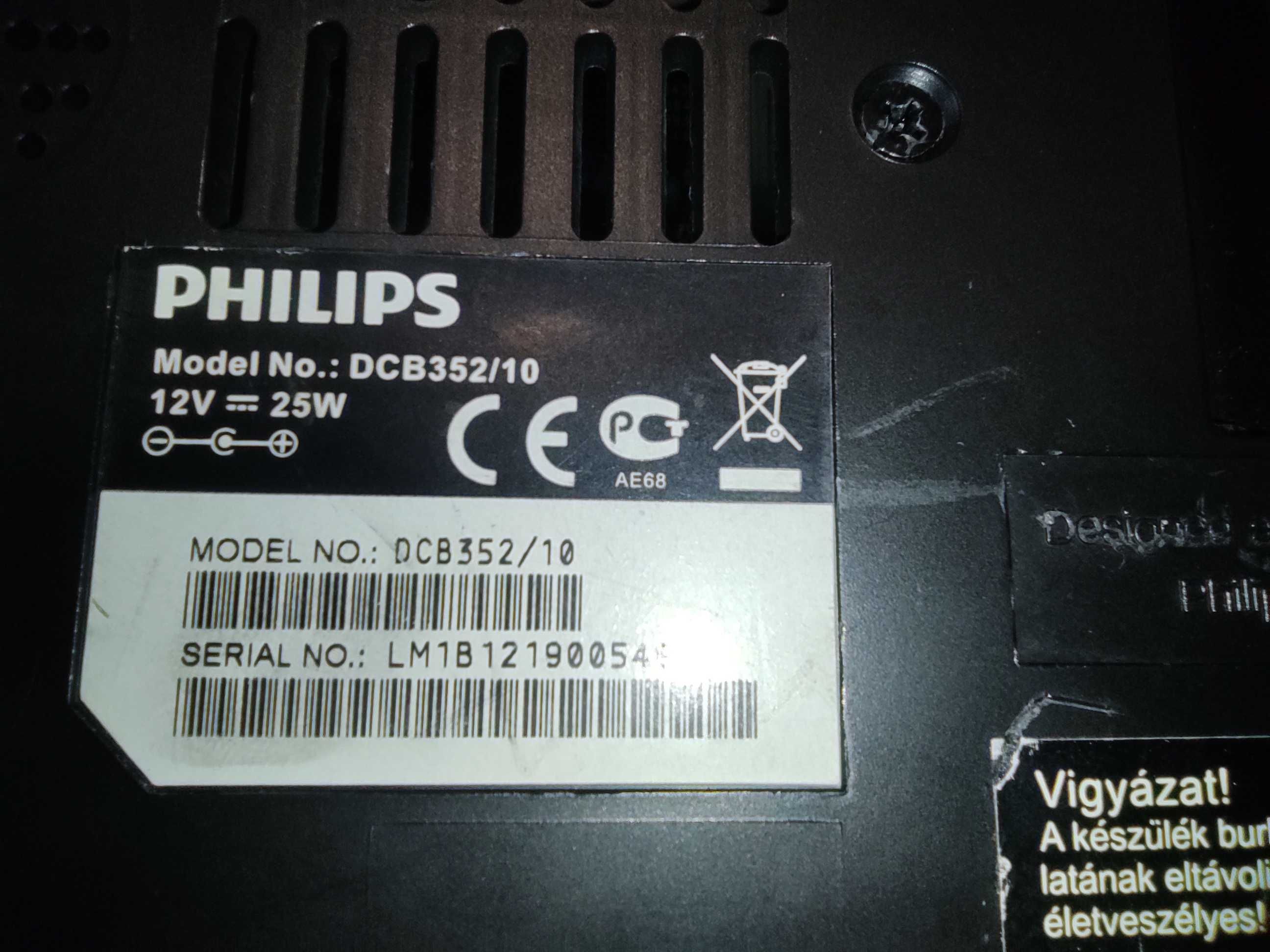 Mini wieża philips dcb352/10 Fm DAB+ CD USB AUX IPOD.
