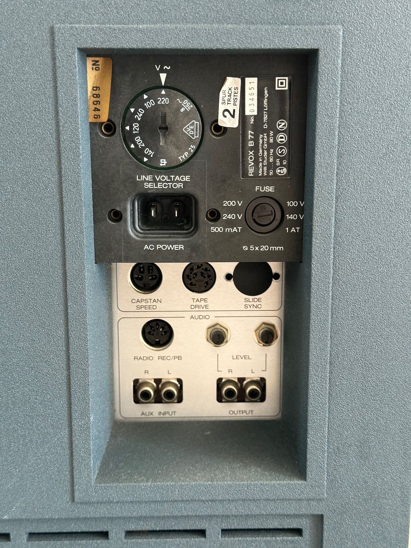 Gravador Revox B77