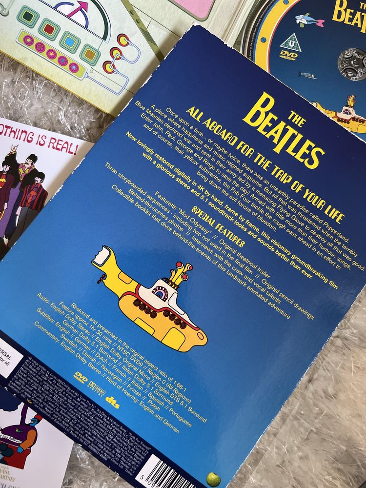 The Beatles-Yellow Submarine BOX Rarytas DVD OKAZJA Lennon McCartney