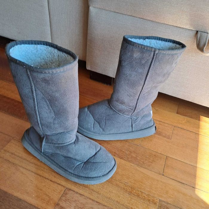 Botas cinza tipo UGG 37-38