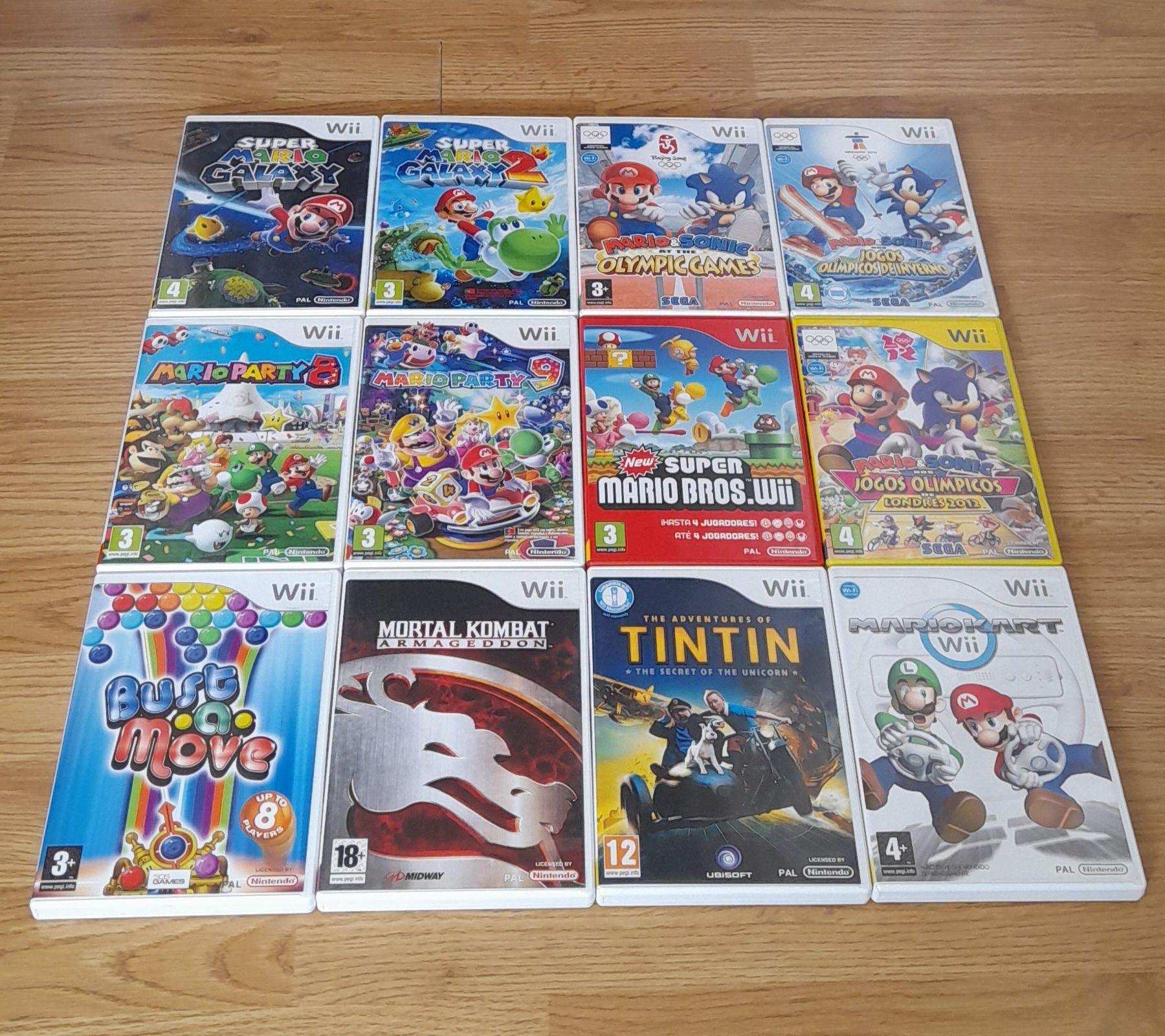 Jogos Originais Nintendo Wii/Wii U a partir de 5€