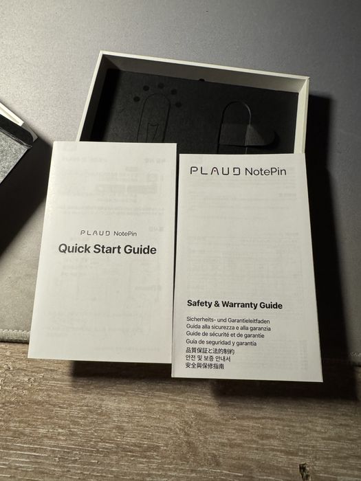 Dyktafon AI Plaud NotePin Liliowy