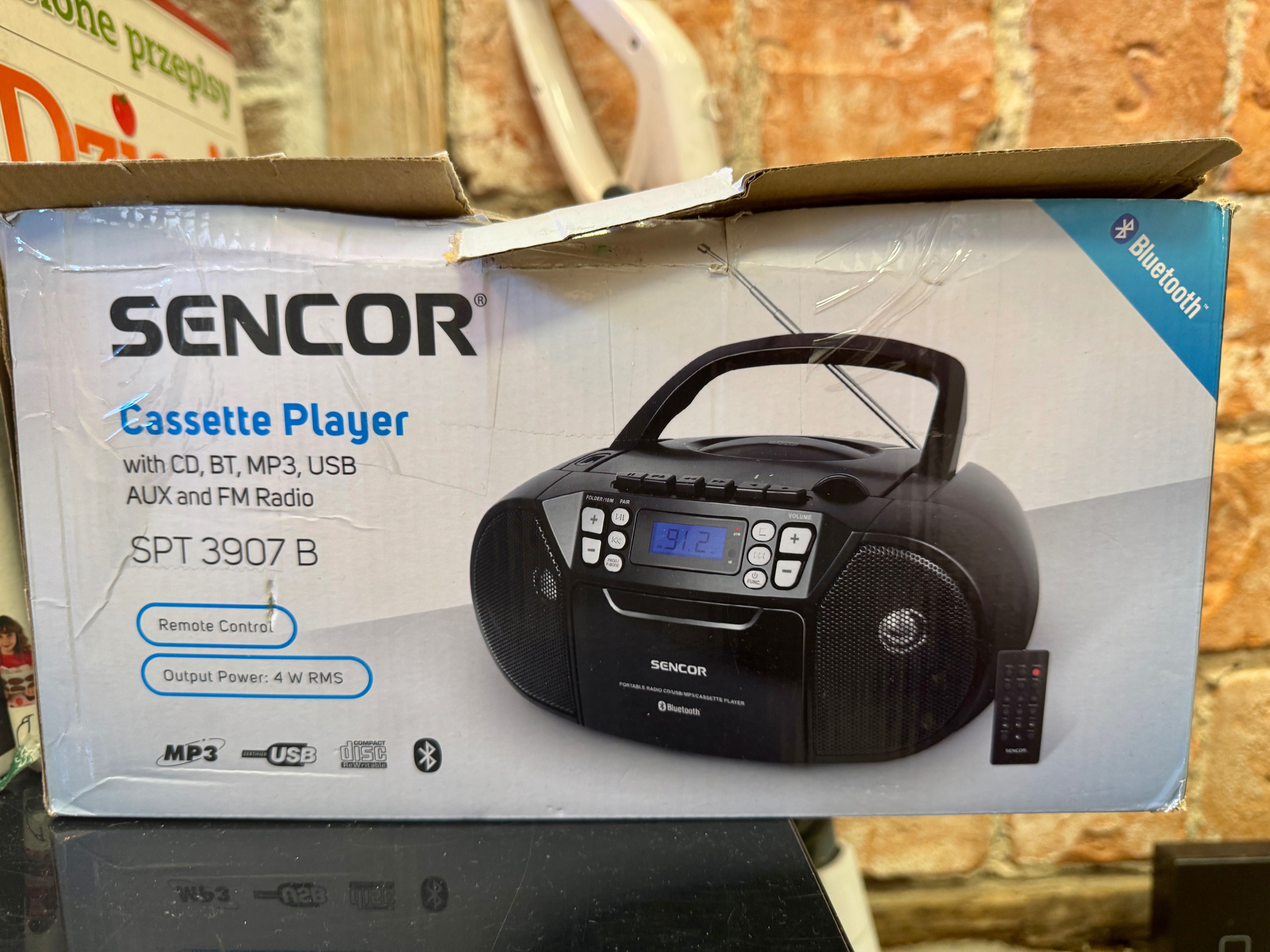 Radiomagnetofon Sencor SPT 3907 B Bluetooth Czarny