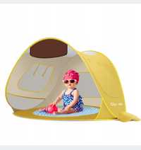 Namiot plażowy dla niemowląt z basenem