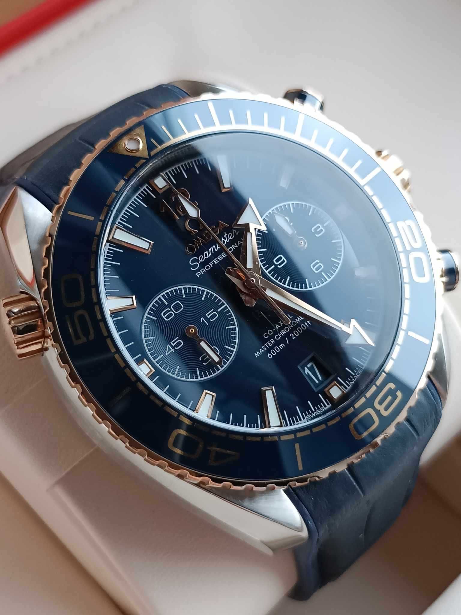 Omega Seamaster Planet Ocean Chronograph 45.5mm Steel/Sedna Gold 2024r