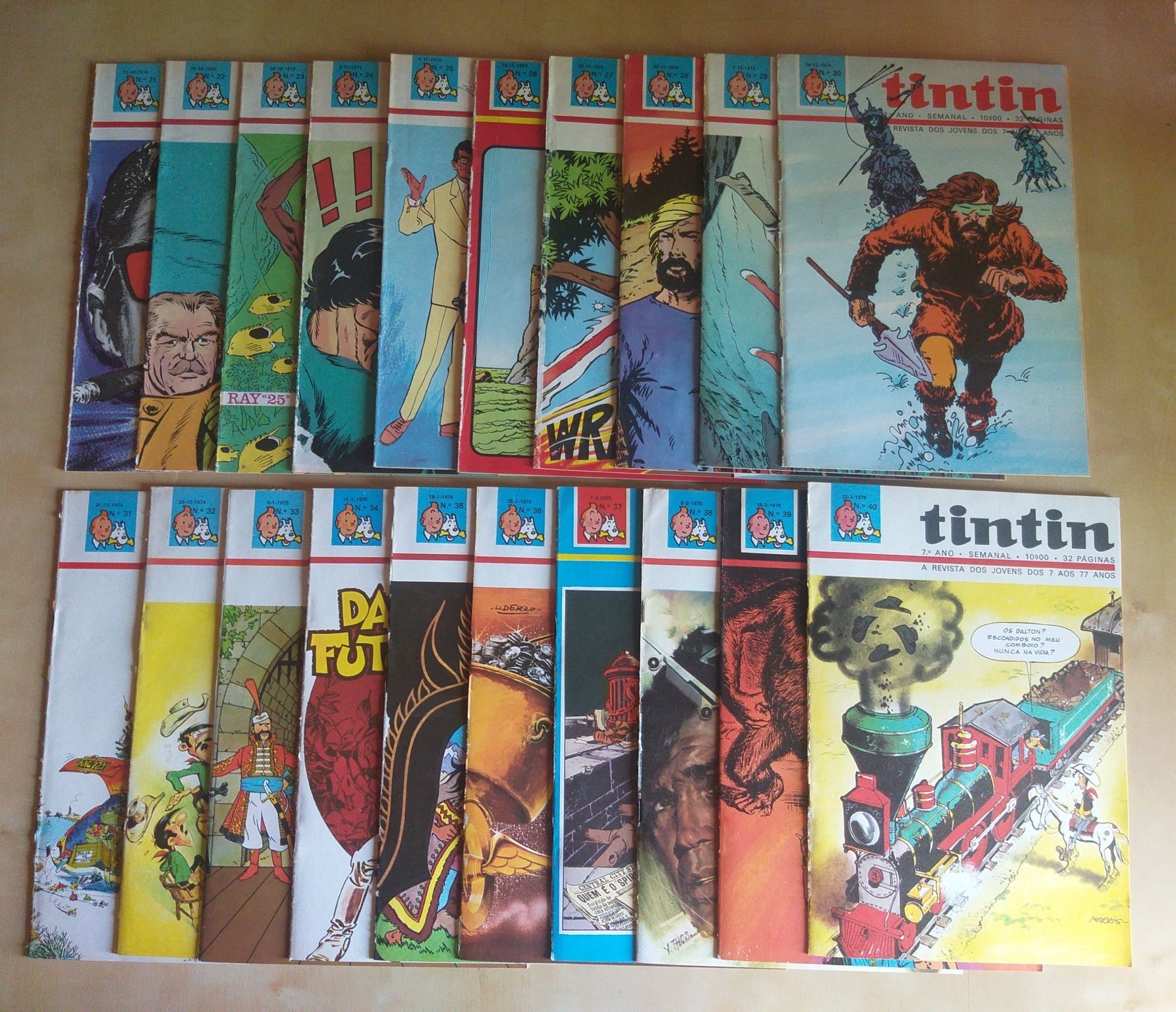 52 Revistas Tintin ano 7