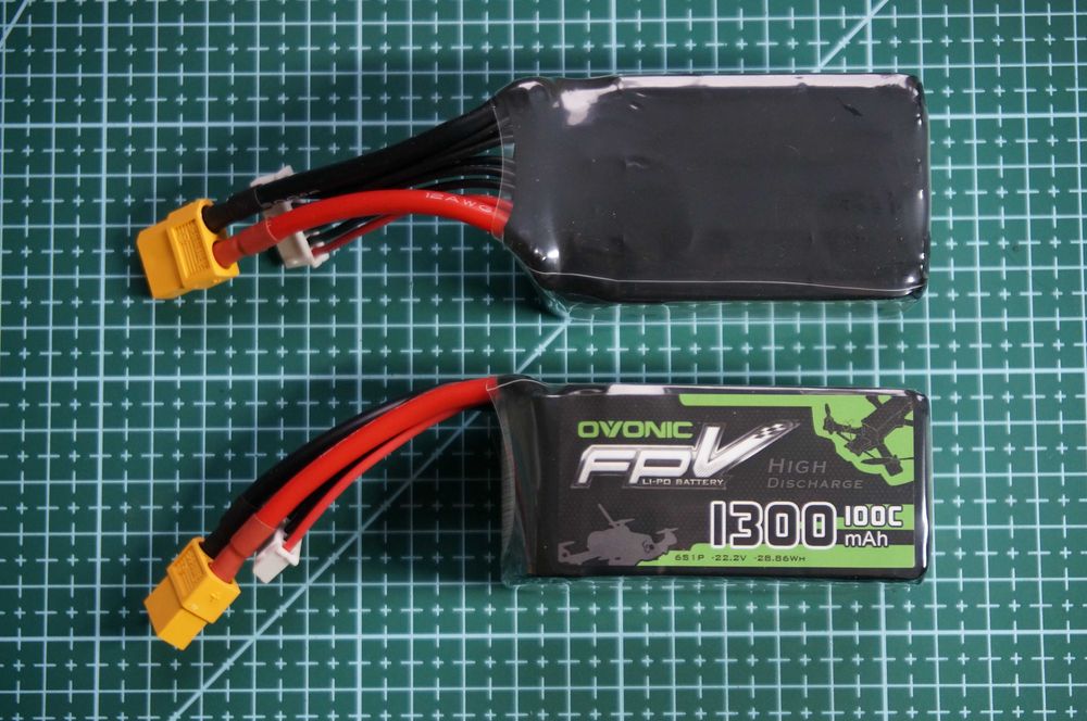 Аккумуляторы 6s 1550mAh 100-200c xt60 ovonic
