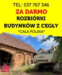rozbiórki budynków z cegły za darmo stodoła dom rozbiórka za materiał