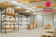 Hala magazynowa Grudziądz od 100 do 3000 m2