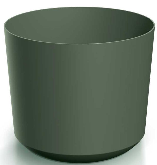 Doniczka TUBO. Prosperplast 24x24x21 cm. Tworzywo sztuczne. Zielone