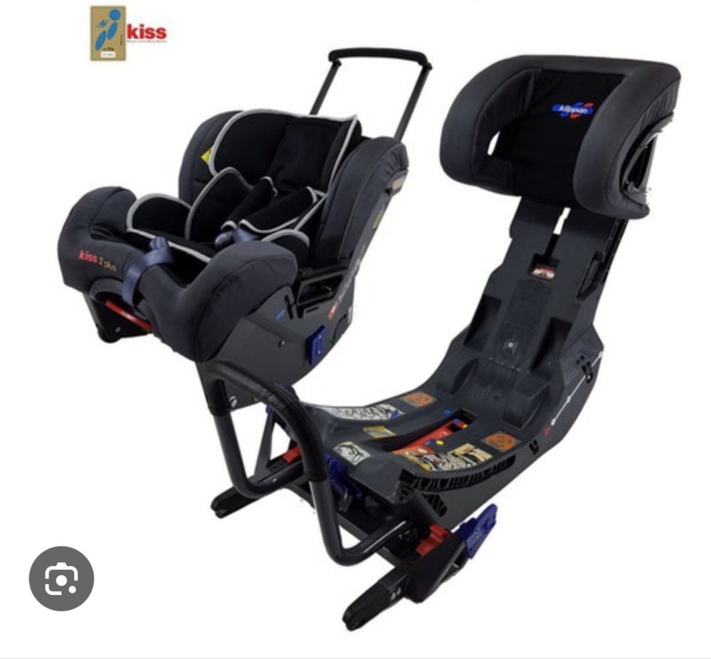 Klippan kiss plus 2 Cadeirinha auto grupo 1/2/3 nascimento aos 120 cms