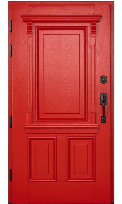 Drzwi zewnętrzne drewniane