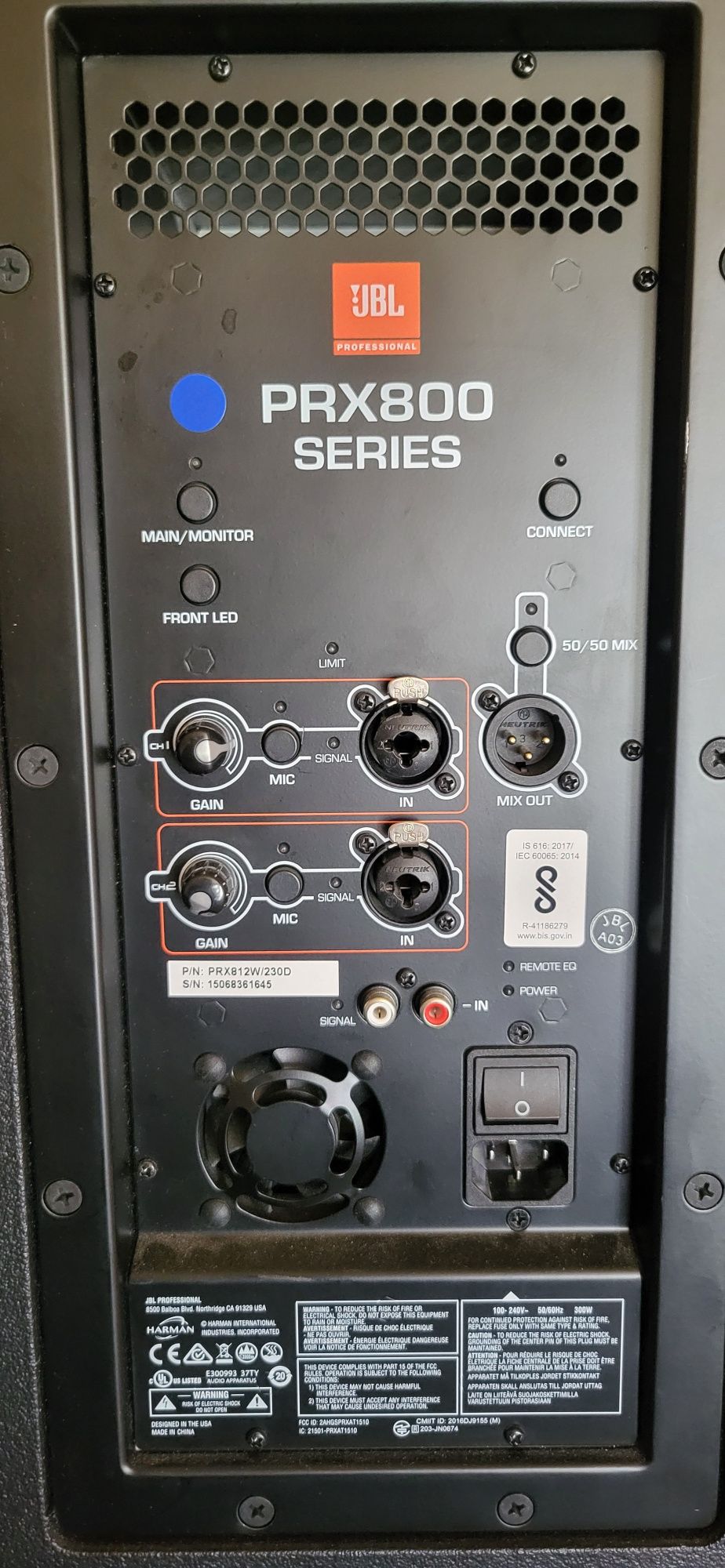 4 kolumny aktywne JBL PRX 812