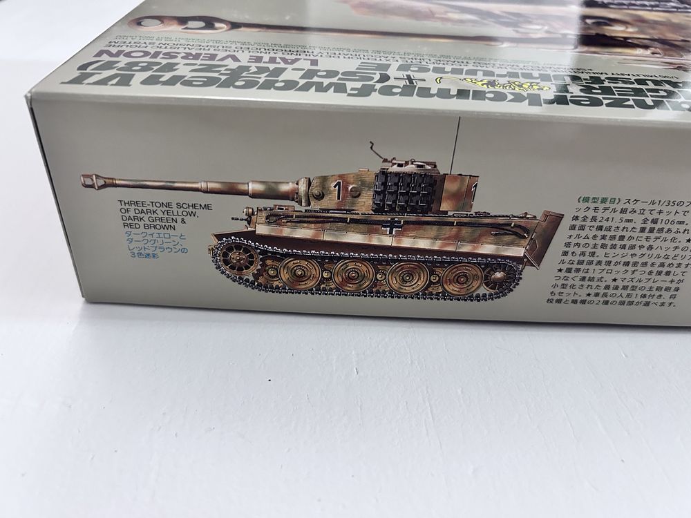 Czołg Tiger l Panzerkampfagen Vl model Tamiya 35146