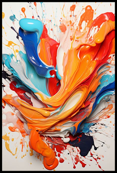 Plakat 61x91,5cm Taneczne Fale