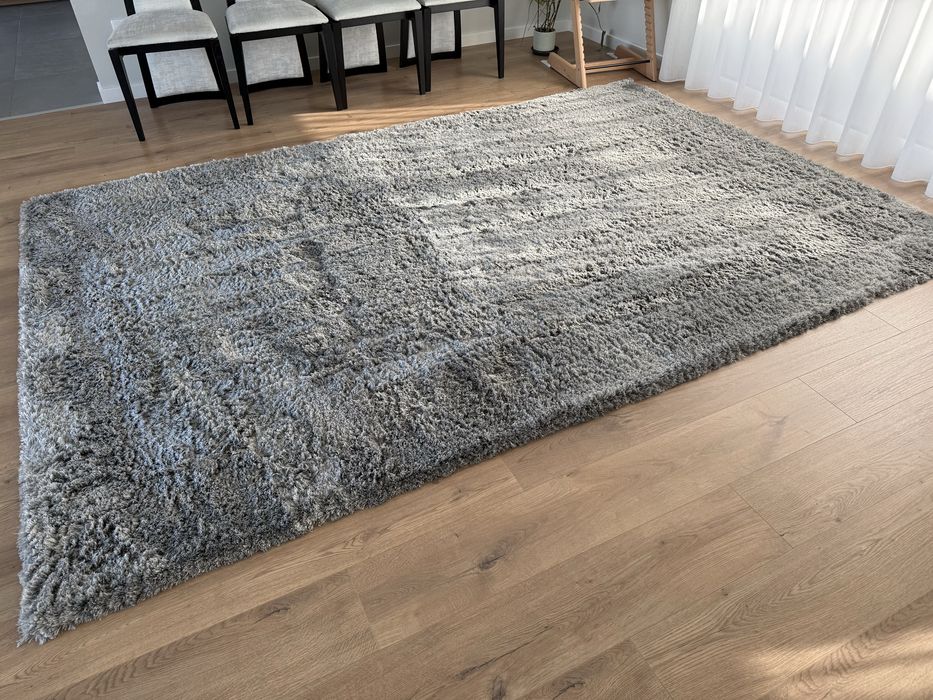 Tapete de Pelo cinzento