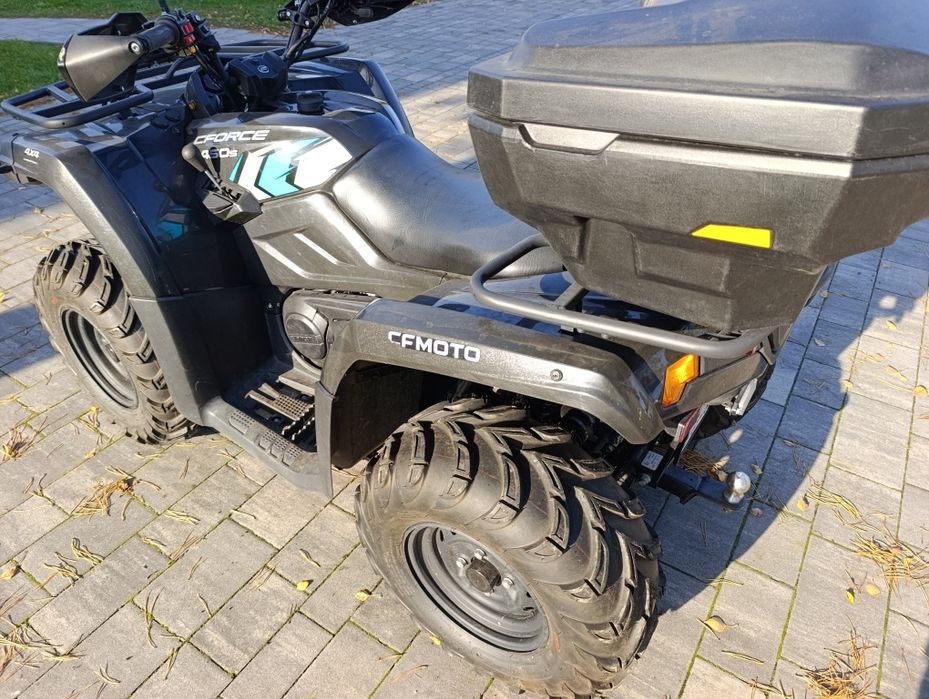 Quad CF Moto 450 i z Niemiec tylko 1600 km przebiegu zarejestrowany