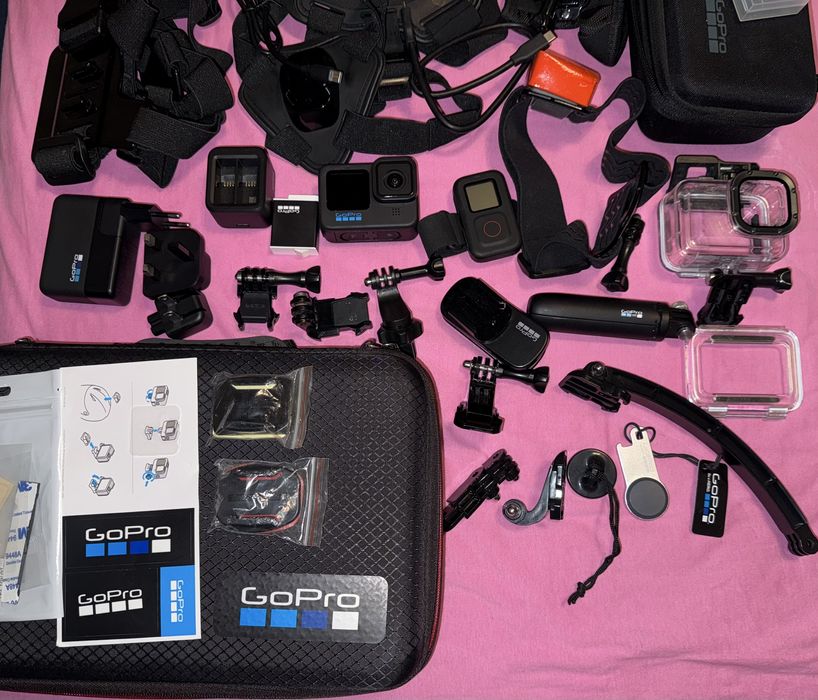 Kamera GoPro Hero 10 Black masa dodatków